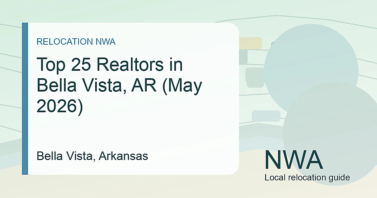 Top 25 Realtors in Bella Vista, AR (May 2026) hero visual